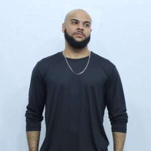 Camiseta Manga Longa Poliamida Masculina